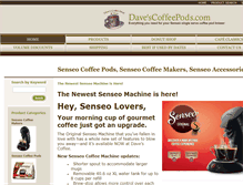 Tablet Screenshot of davescoffeepods.com